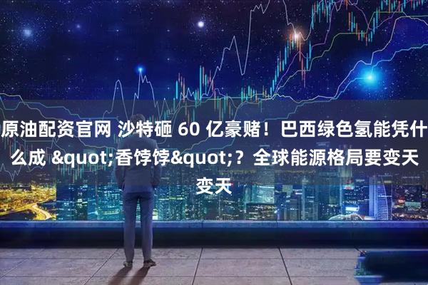 原油配资官网 沙特砸 60 亿豪赌！巴西绿色氢能凭什么成 "香饽饽"？全球能源格局要变天